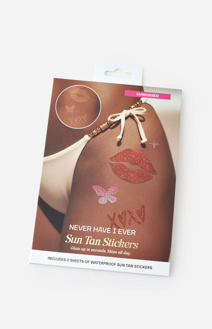 NEVER HAVE I EVER Women's Sunkissed Sun Tan Stickers - 0276611330017