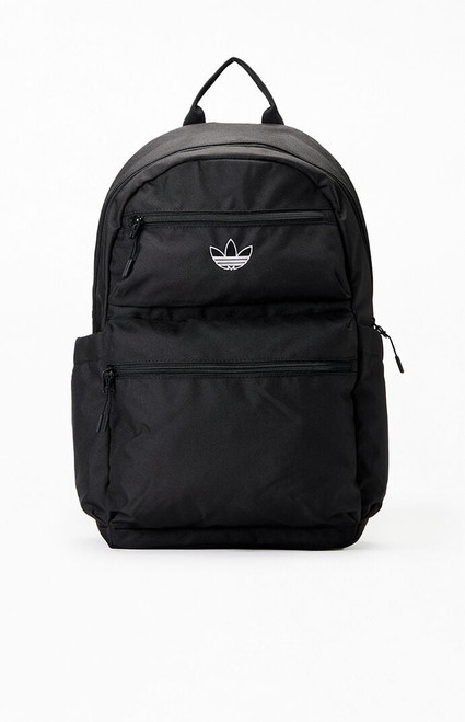 adidas Men's Black Double Stacked Backpack - 0644505030007