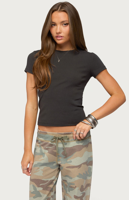 Edikted Women's Vintage Studded T-Shirt - 0262609690092