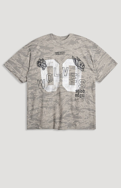 DARC SPORT ATHLETICS Men's 00 Camo Premium Oversized T-Shirt - 0140715770004