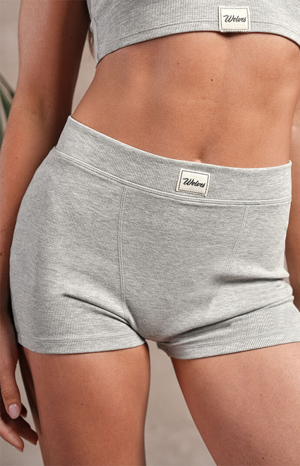 DARC SPORT ATHLETICS Women's Active Jasmine Ribbed Boxer Shorts - 0775715770005