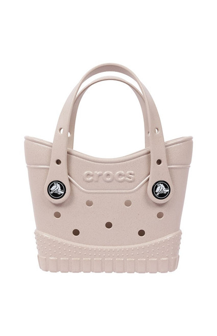 Crocs Women's Cream Glitter EVA Micro Tote Bag - 0276141730116