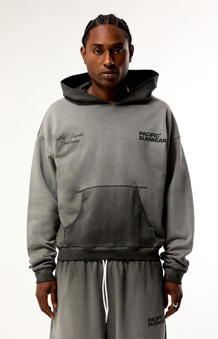 Pacsun Men's Charcoal Terrain Heavyweight Hoodie - 0190522800373