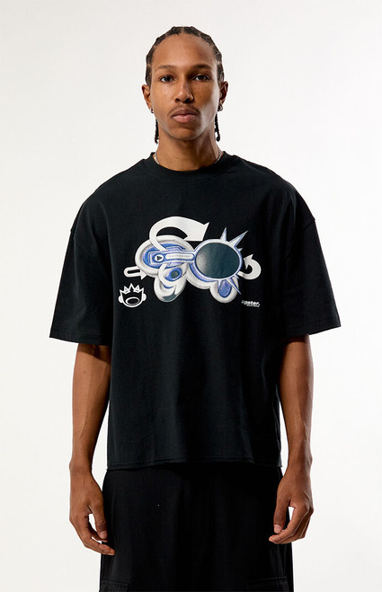 Pacsun Men's Zapster Cropped Boxy T-Shirt - 0120519271134