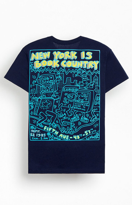Men's Keith Haring NY is Book Country T-Shirt - 0097432810214