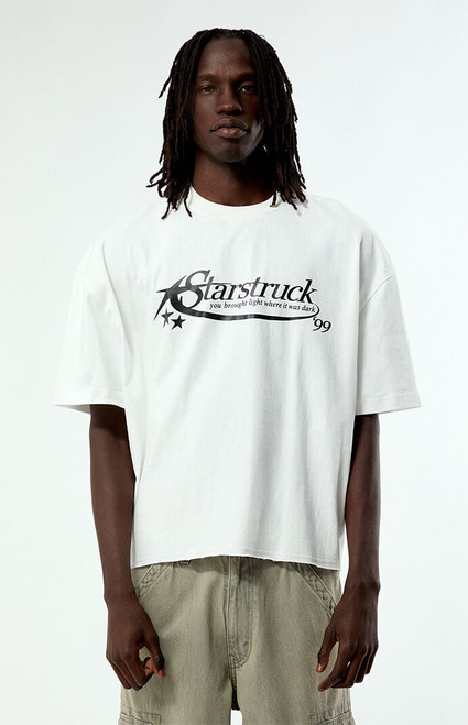Pacsun Men's Starstruck Cropped Boxy T-Shirt - 0120519271127