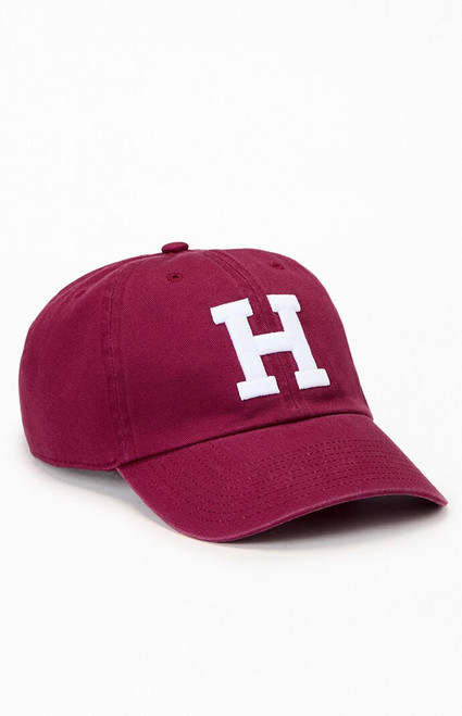47 Brand Men's Harvard Clean Up Strapback Hat - 0641600540041