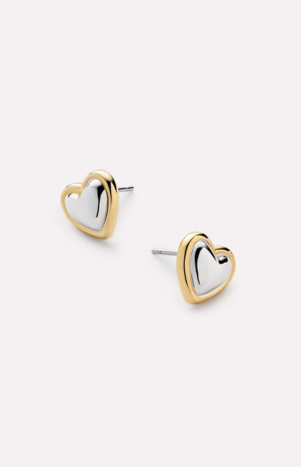 Ana Luisa Women's Lev Two-Tone Stud Earrings - 0276611070009
