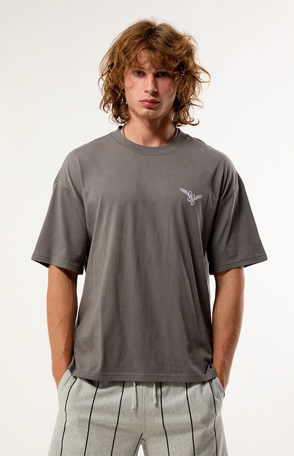 Pacsun Men's Track Embroidered T-Shirt - 0120468689442