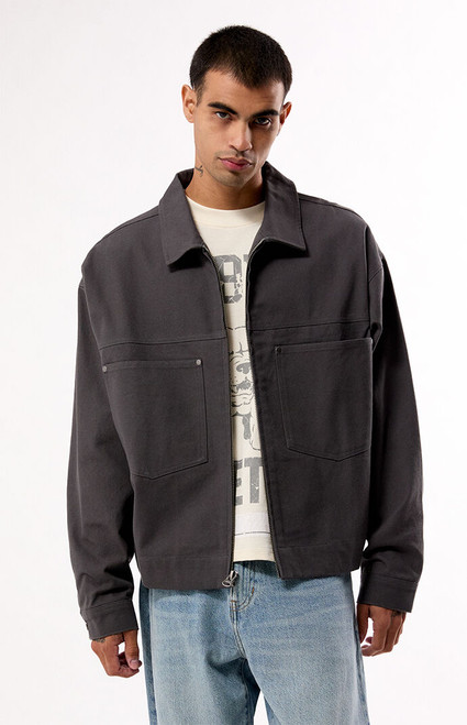 Pacsun Men's Gray Billie Jacket - 0201611140034