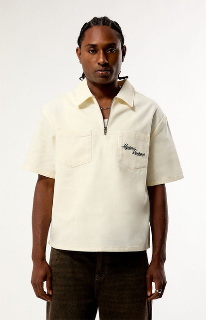 Pacsun Men's Club Quarter Zip Shirt - 0180611140124