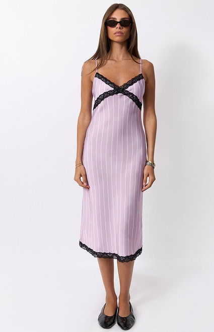 WEWOREWHAT Women's Cami Slip Midi Dress - 0870486420002