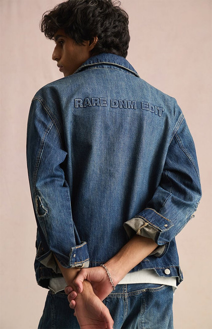 RARE DNM EDIT Men's Tokyo Dark Gas Jean Jacket - 0201454210018