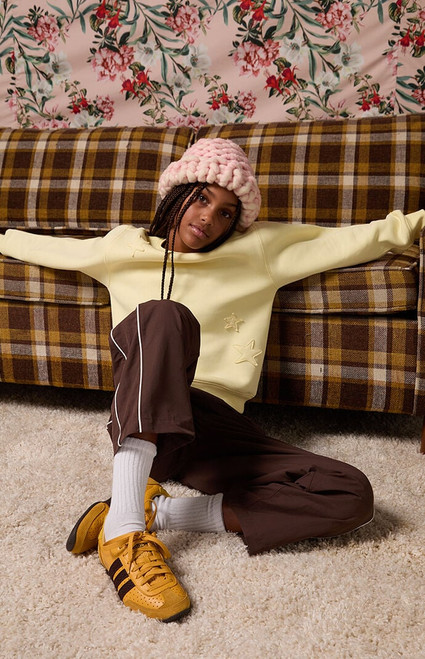Pacsun Kids Kids Star Patch Crew Neck Sweatshirt - 0788484260212