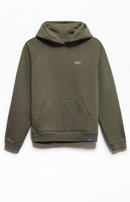 A.R.C. Men's Green Heavyweight Standard Pullover Hoodie - 0140484260172