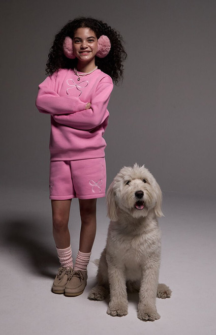 Pacsun Kids Kids Bow Sweat Shorts - 0788484260207