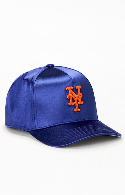 Mitchell & Ness Men's Mets City Lights Satin Snapback Hat - 0641514810214