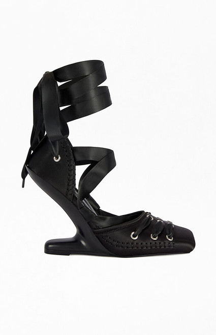 AZALEA WANG Women's Pirouette Black Wedge Pumps - 0275611590174