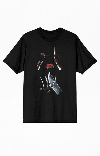 Men's Freddy Vs. Jason Poster Art T-Shirt - 0230603580036