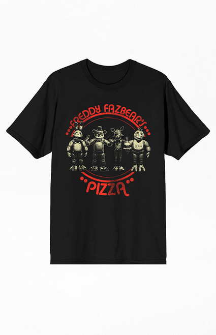 Men's Five Nights at Freddy's Freddy Fazbear's Pizza T-Shirt - 0230603580037
