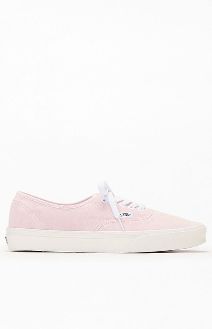 Vans Women's Pink Suede U Authentic Shoes - 0542037910021