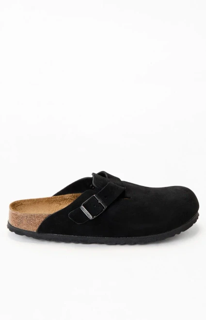 Birkenstock Women's Boston Soft Footbed Clogs Black - 0517610300014