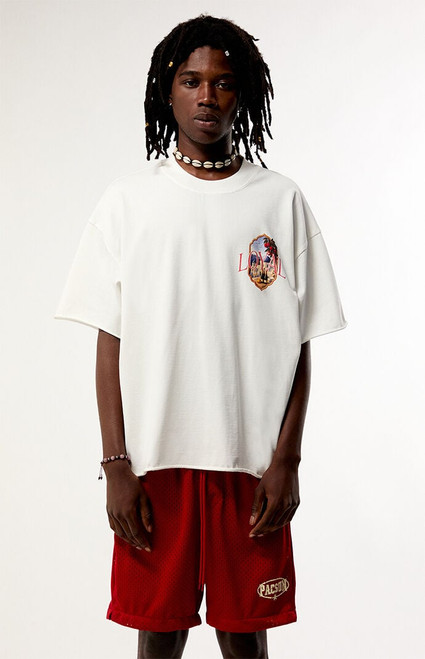 Pacsun Men's Loyal Heavyweight Cropped T-Shirt - 0120522805448