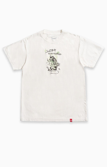LOST Men's White Ratty Boxy T-Shirt - 0230611280024