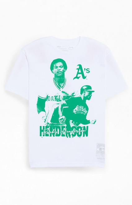Mitchell & Ness Men's Ricky Henderson No. 24 T-Shirt - 0097514810460