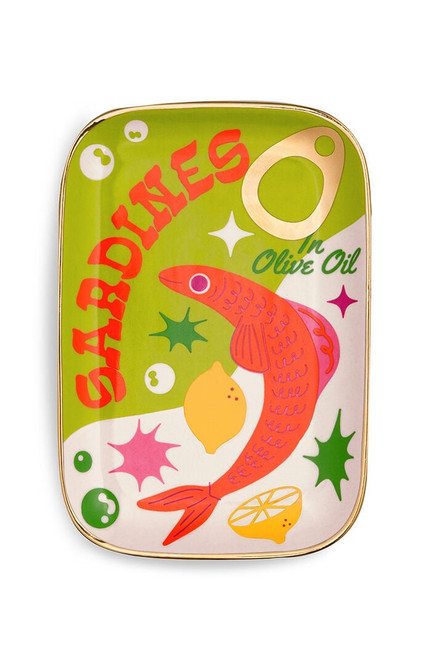 ban.do Women's Sardines Ceramic Trinket Tray - 0276610770006