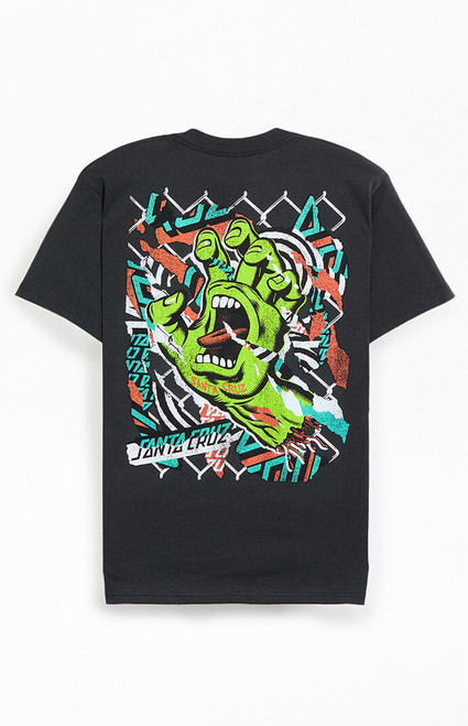 Santa Cruz Men's Damaged Hand T-Shirt - 0097020500028