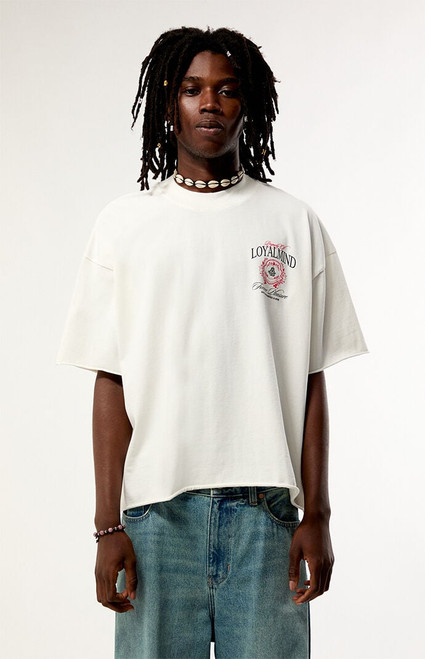 Pacsun Men's Forever Pleasure Heavyweight Cropped T-Shirt - 0120522805473