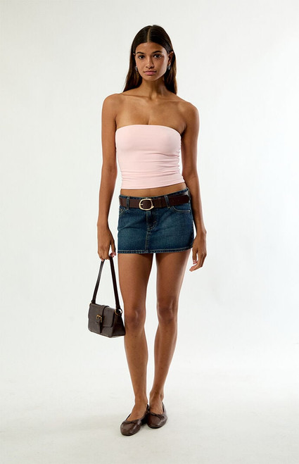 Pacsun Women's Maya Oval Buckle Belt - 0673610720015