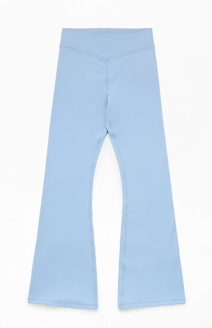 PAC 1980 Kids Kids PAC WHISPER Active Crossover Flare Yoga Pants - 0783461580066