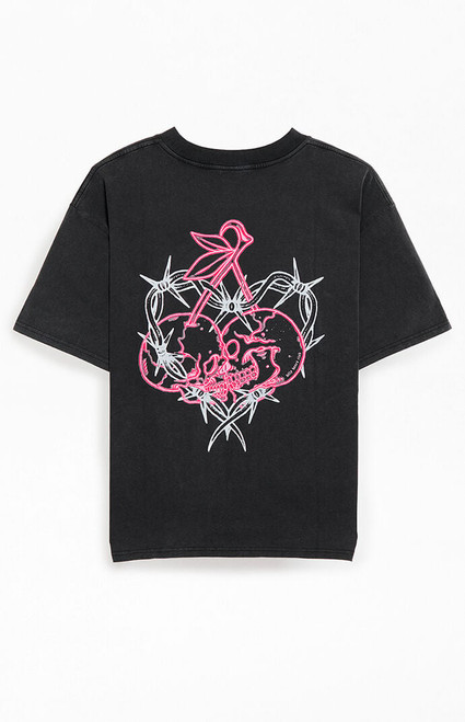 Billy Bones Club Men's Till Death Cherry Skull T-Shirt - 0097611860008