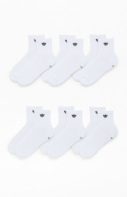 adidas Men's 6 Pack Originals Tech Crew Socks - 0634505030004