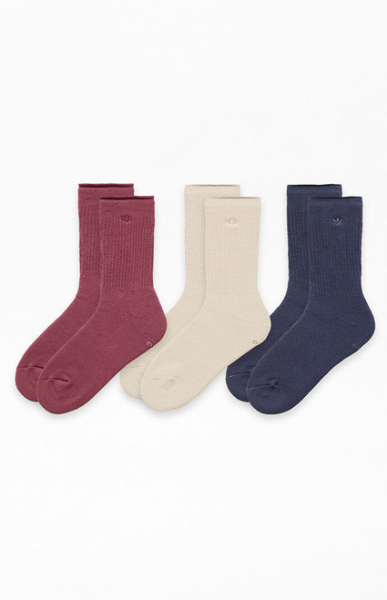 adidas Men's 3 Pack Originals Comfort Crew Socks - 0634505030025