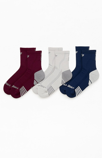 adidas Men's 3 Pack Originals Tech Crew Socks - 0634505030032