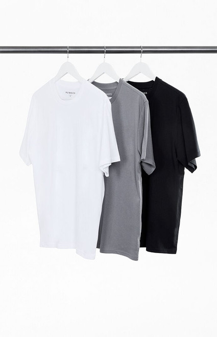 PS Basics Men's 3 Pack Solid Basic Reece T-Shirts - 0120468689497