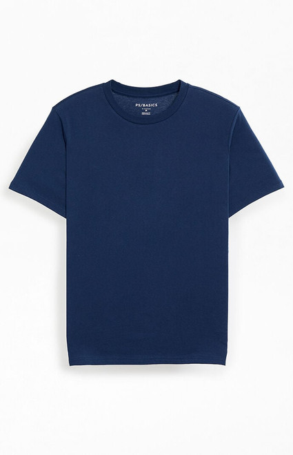 PS Basics Men's Blue Basic Reece T-Shirt - 0120468689496