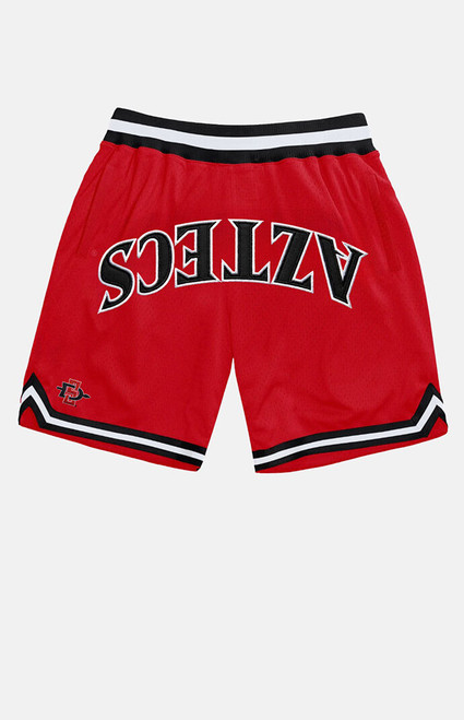 UPSIDE Men's San Diego State University Aztecs Varsity Mesh Shorts - 0237718010004