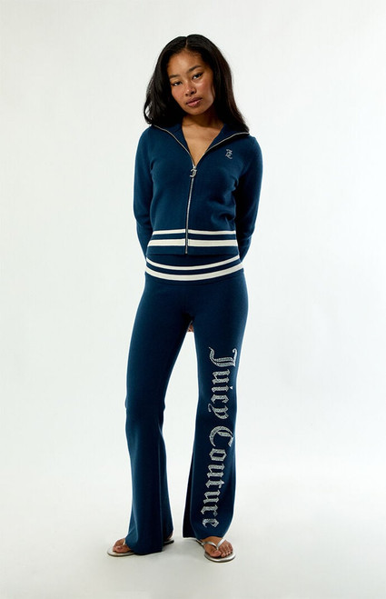 Juicy Couture Women's Fold-Over Flare Leggings - 0850609990005