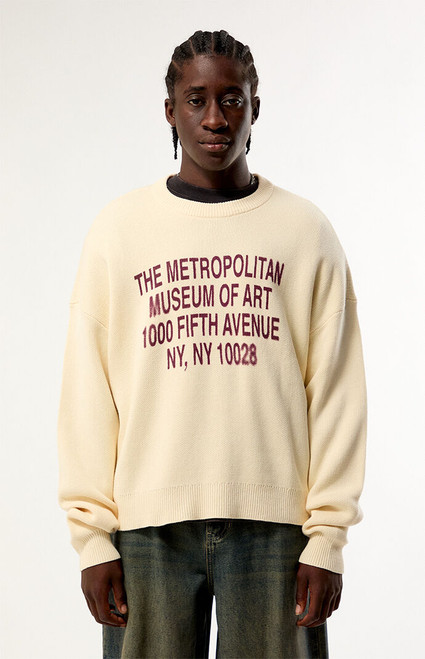 The Met Men's x Pacsun Fifth Avenue Crew Neck Sweater - 0128609840007