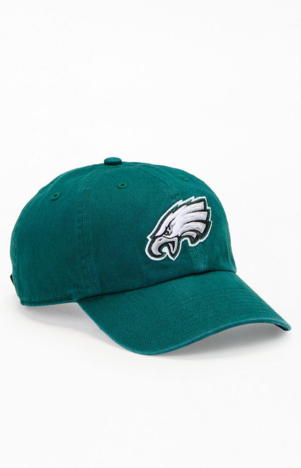 47 Brand Women's Philadelphia Eagles Clean Up Strapback Hat - 0643600540111