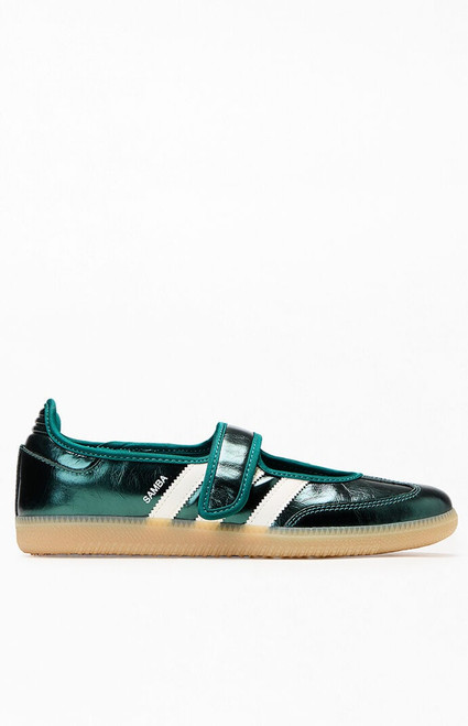 adidas Women's Green Samba Jane Sneakers - 0542000250083