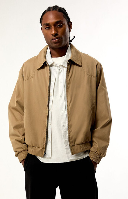 Pacsun Men's Soft Brushed Canvas Zip Jacket - 0201611140037