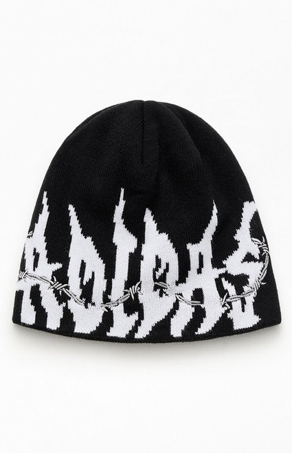 adidas Men's Goth Barbed Wire Skully Beanie - 0640505030013