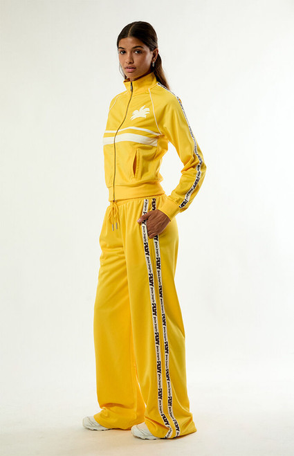 PLAY PALM ANGELS Women's Wide Leg Baggy Track Pants - 0850513430002
