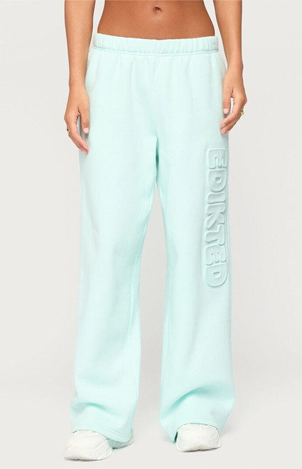 Edikted Women's Alysa Wide Leg Sweatpants - 0268609690117