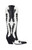 AZALEA WANG Women's Donovan Black & White Western Boots - 0580611590014